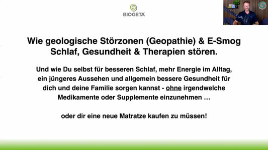 Live-Webinar "Geopathie" Okt. 26