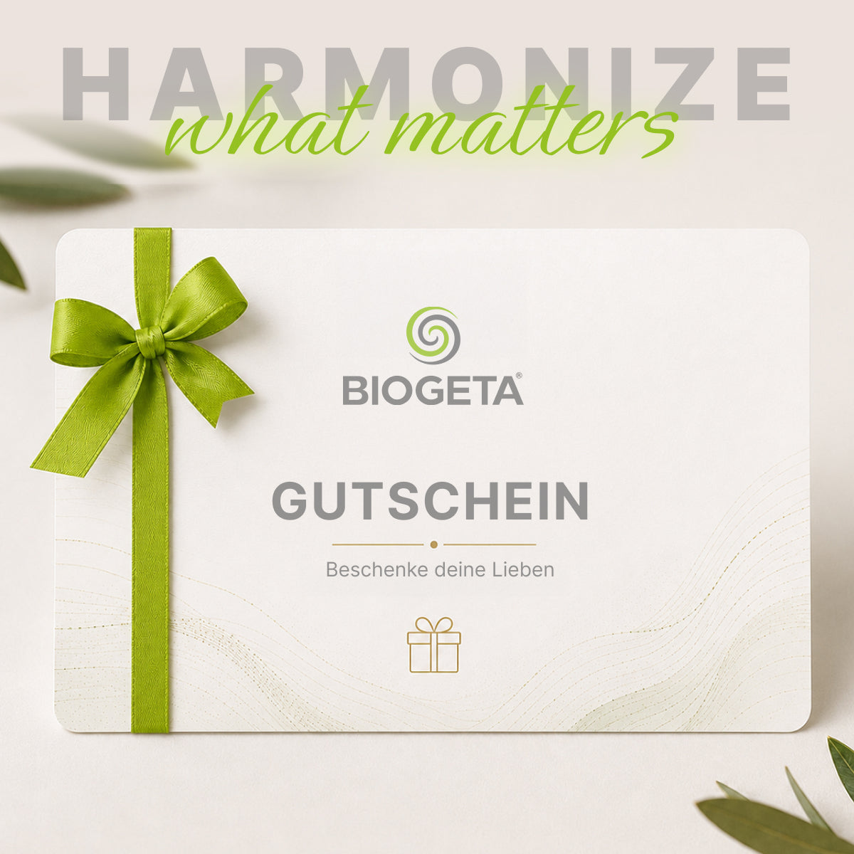 BIOGETA® Gutscheine