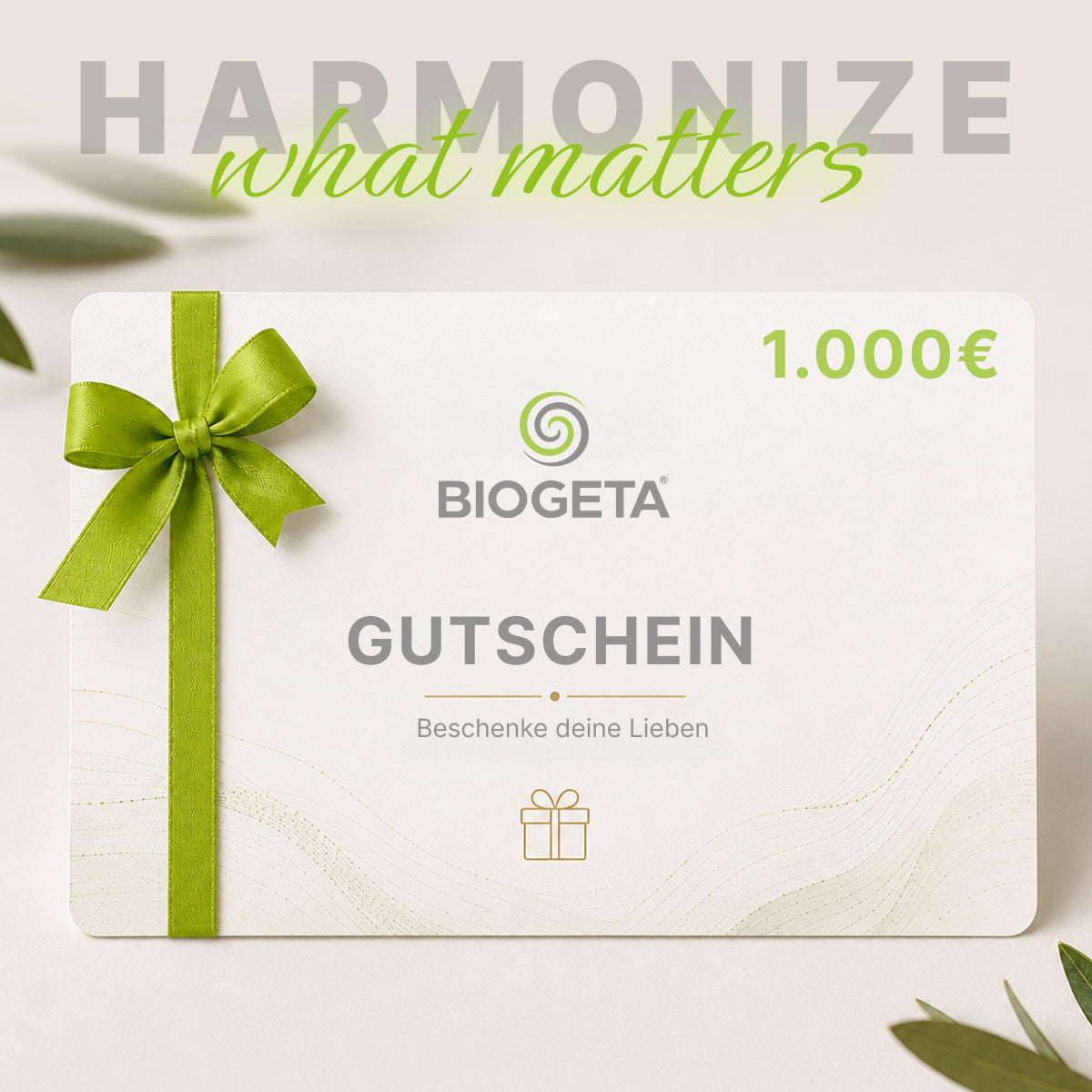 BIOGETA® Gutscheine