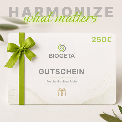 BIOGETA® Gutscheine