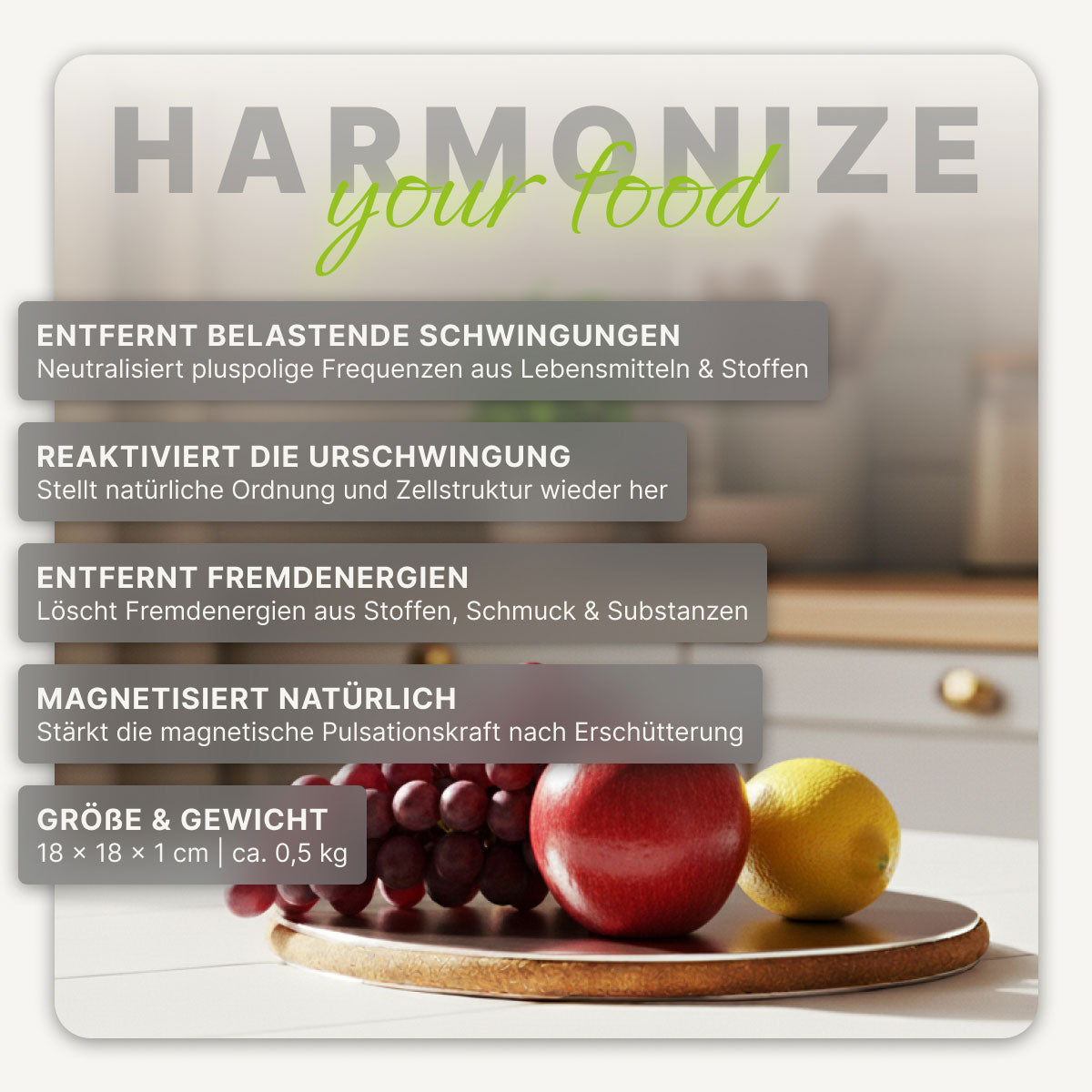 BIOGETA Detox-Platte